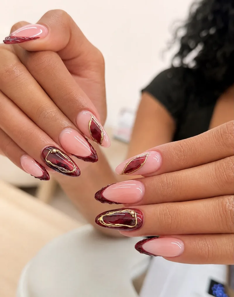 Pink with chrome details