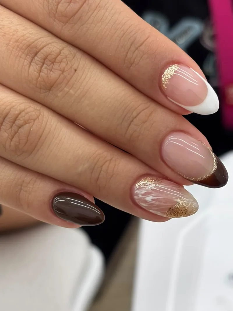 Marble, gold and neutral shades